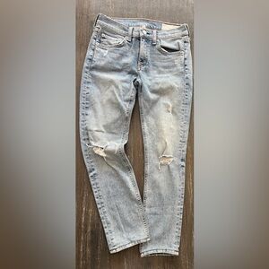 RAG & BONE SKINNY DISTRESSED JEAN sz24